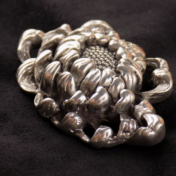 FINE PEWTER #314 BY ELIOS USA BROOCH GUC - Picture 6 of 7